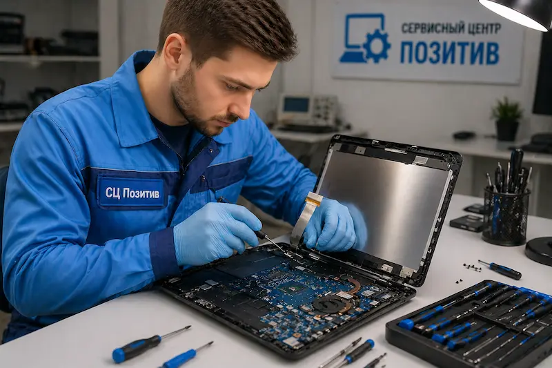 Ремонт шлейфа матрицы ноутбука в Туле