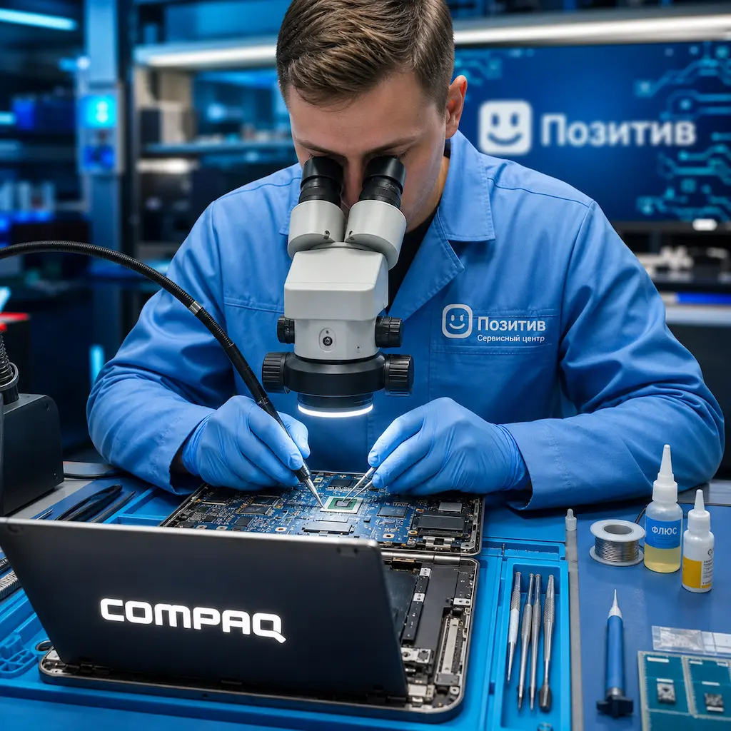 Замена видеокарты ноутбука Compaq в Туле