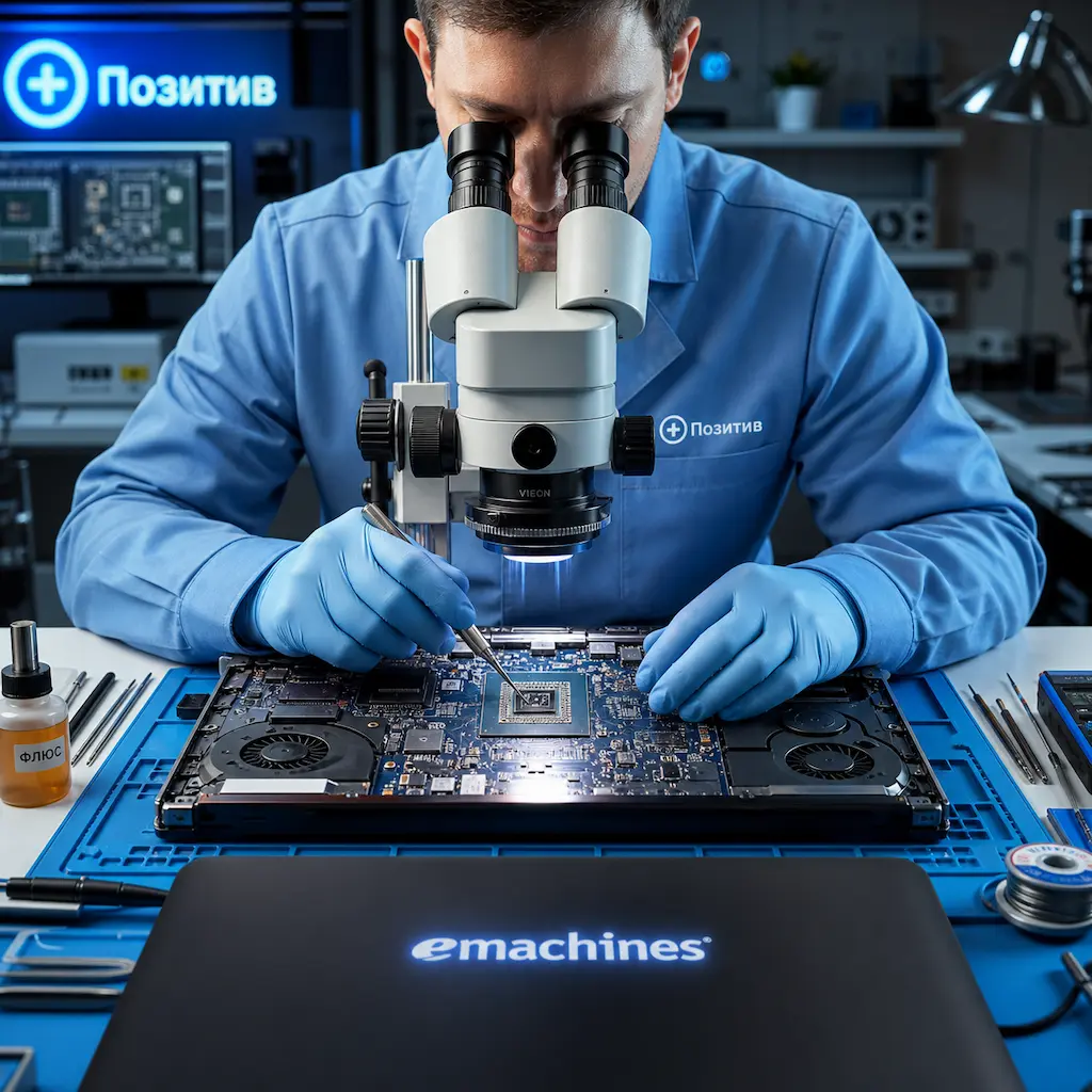 Замена видеокарты ноутбука Emachines в Туле