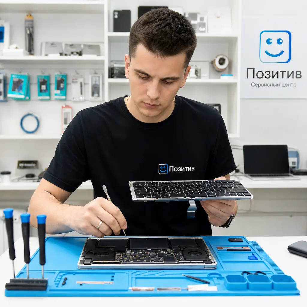 заменить клавиатуру на Apple Macbook в Туле