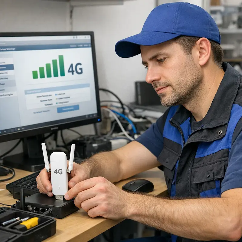 Настройка LTE модема в Туле