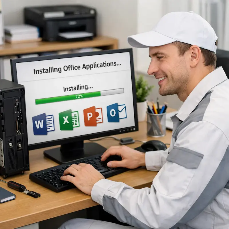 Установка и настройка программ на компьютере в Туле