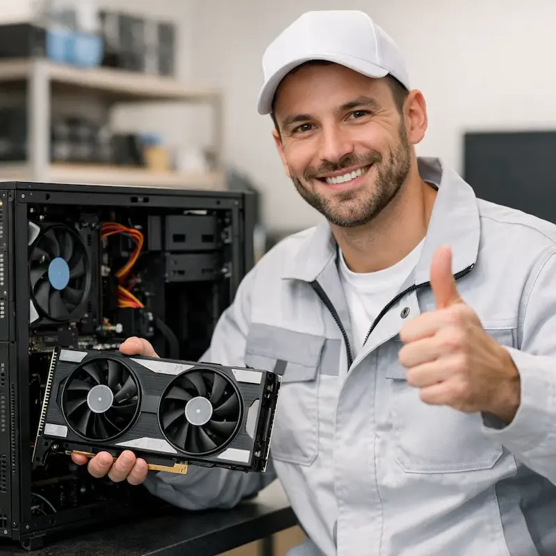 установка видеокарты на ПК в Туле