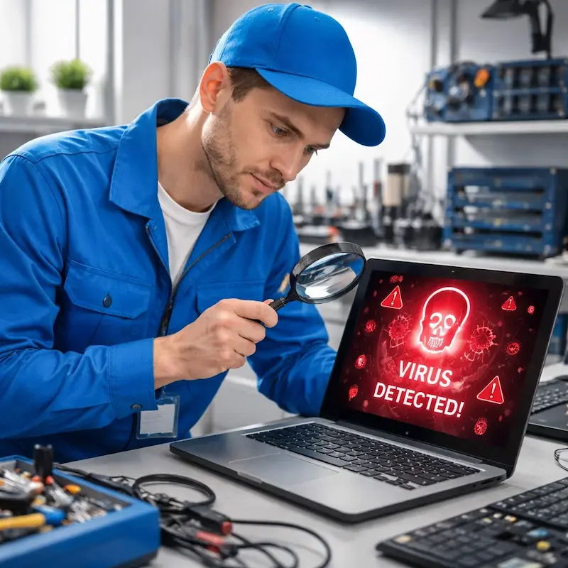 Поиск компьютерных вирусов в Туле